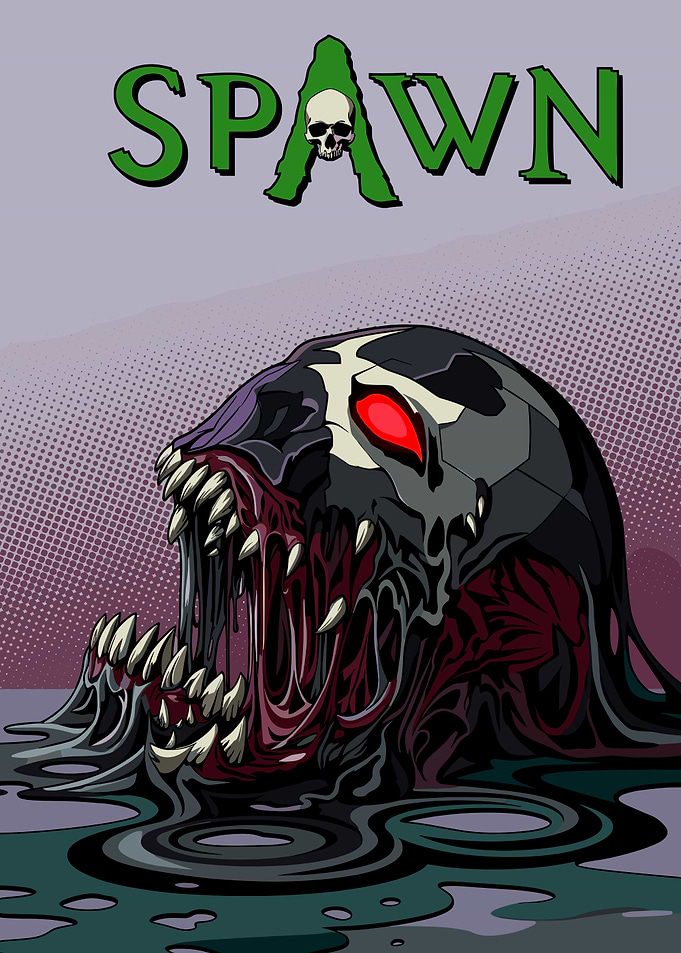 Spawn Comic Book Art Poster
