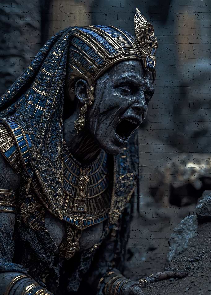 Screaming Ancient Egyptian Mummy Queen