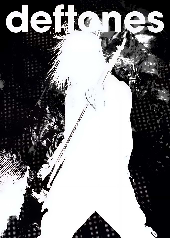 Deftones Band Graphic Poster