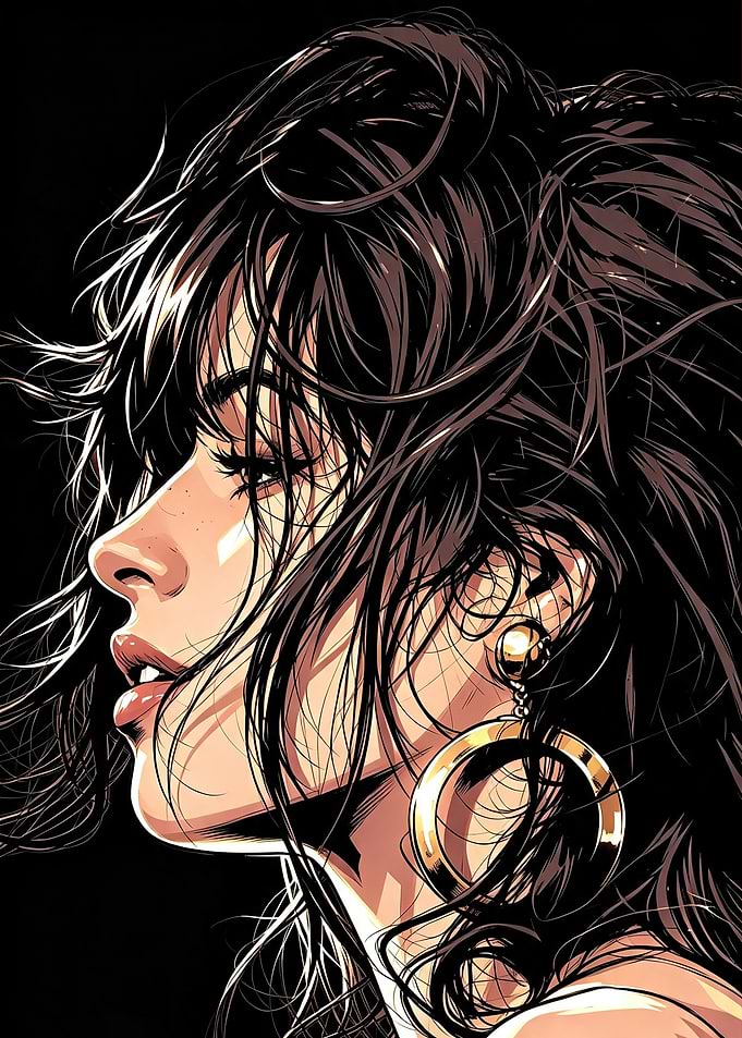 Stylized Portrait of Camila Cabello