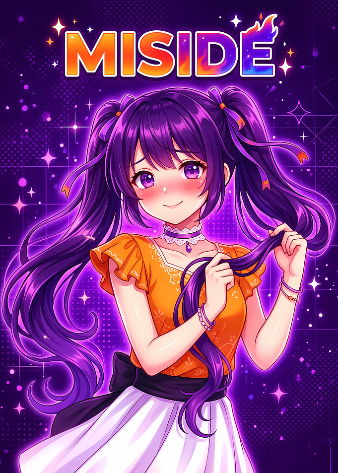 Miside Game Character Illustration
