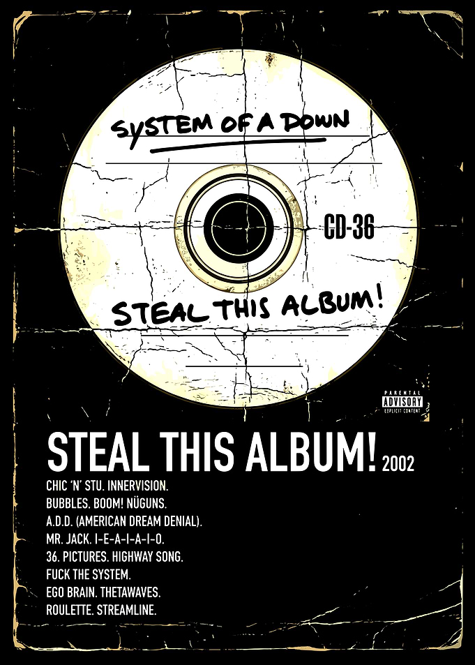 System of a Down Album Poster