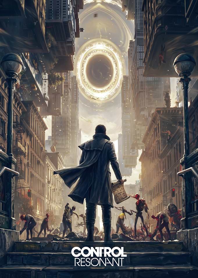 Control Resonant Post-Apocalyptic City Scene