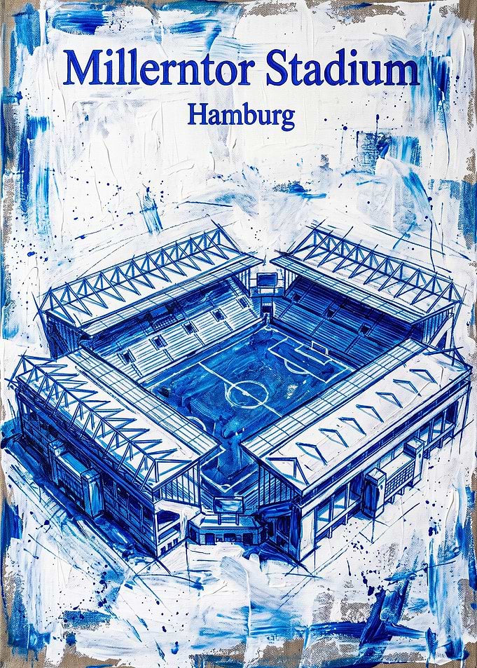 Millerntor Stadium Hamburg Art Print