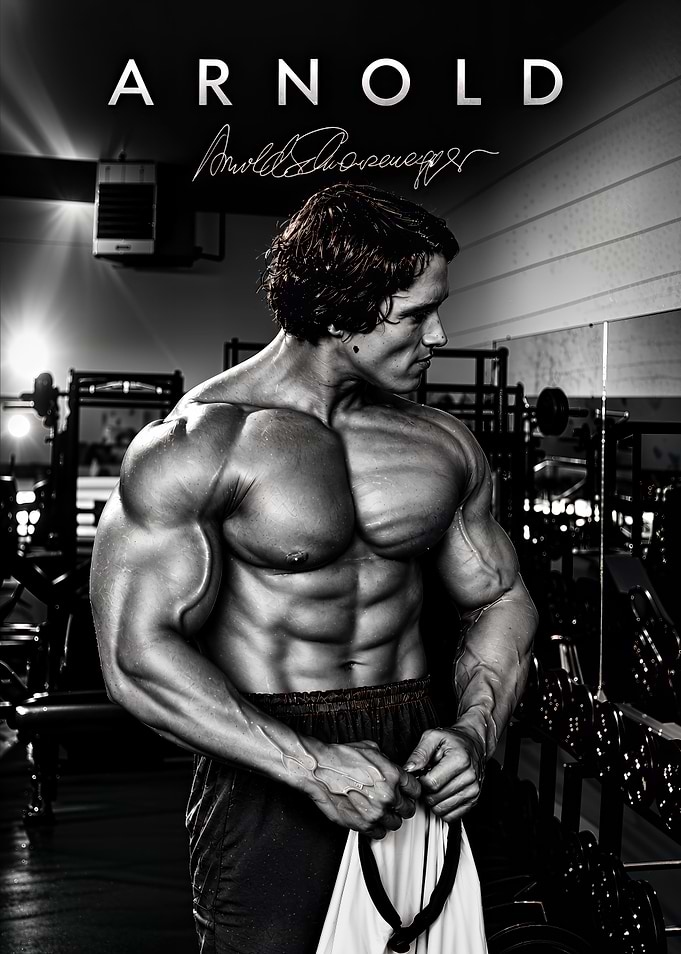 Arnold Schwarzenegger Bodybuilding Gym