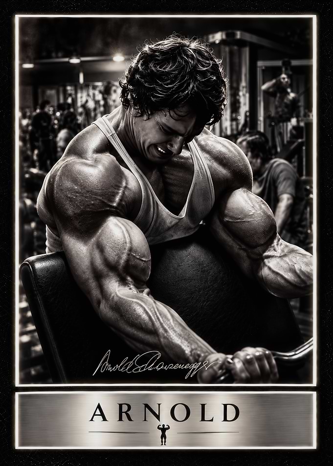 Arnold Schwarzenegger Bodybuilding Poster