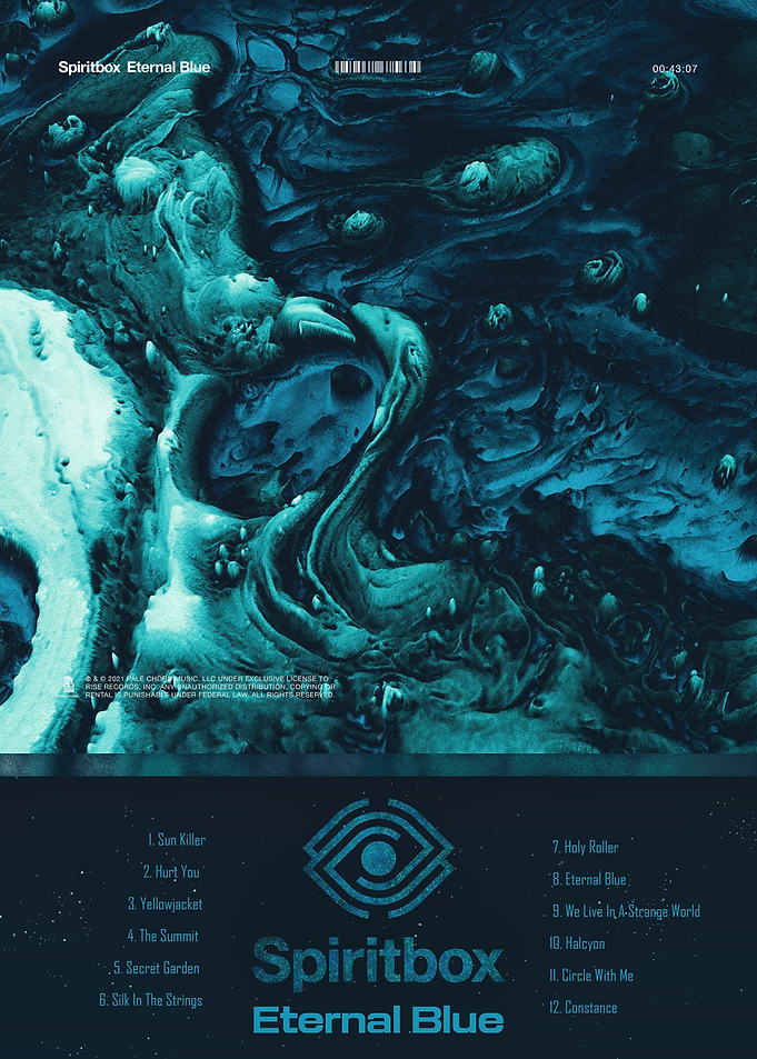 Spiritbox Eternal Blue Album Back Cover