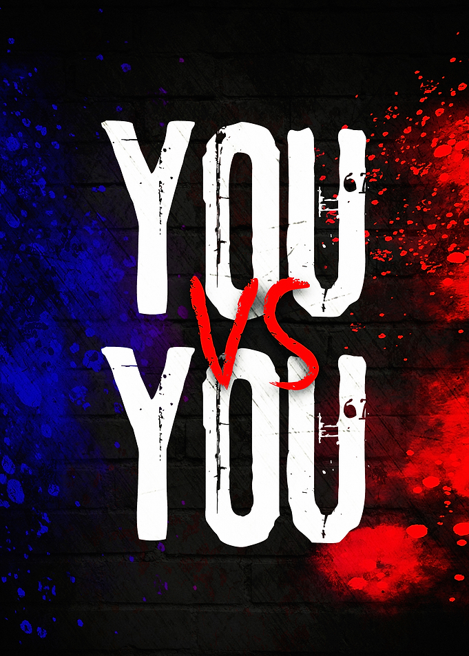You vs You Inspirational Wall Art