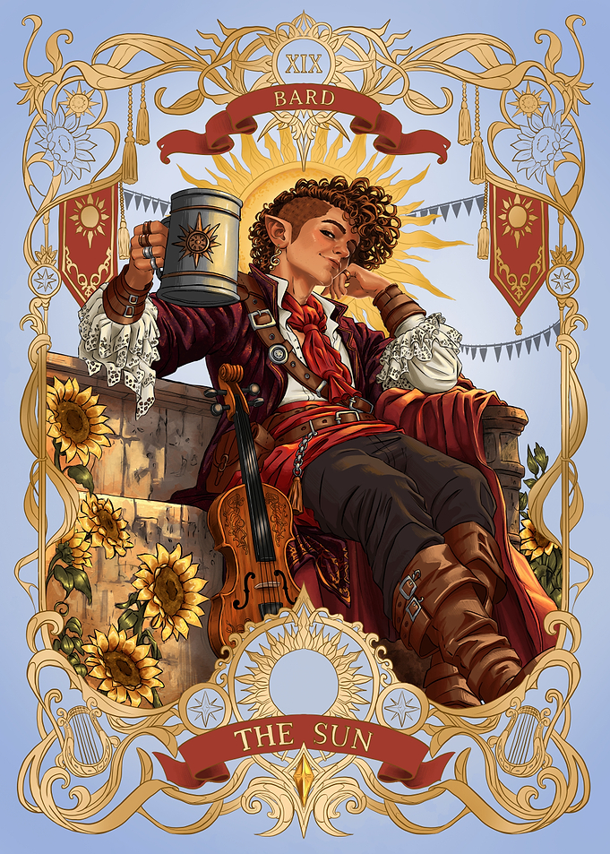 Bard The Sun Card
