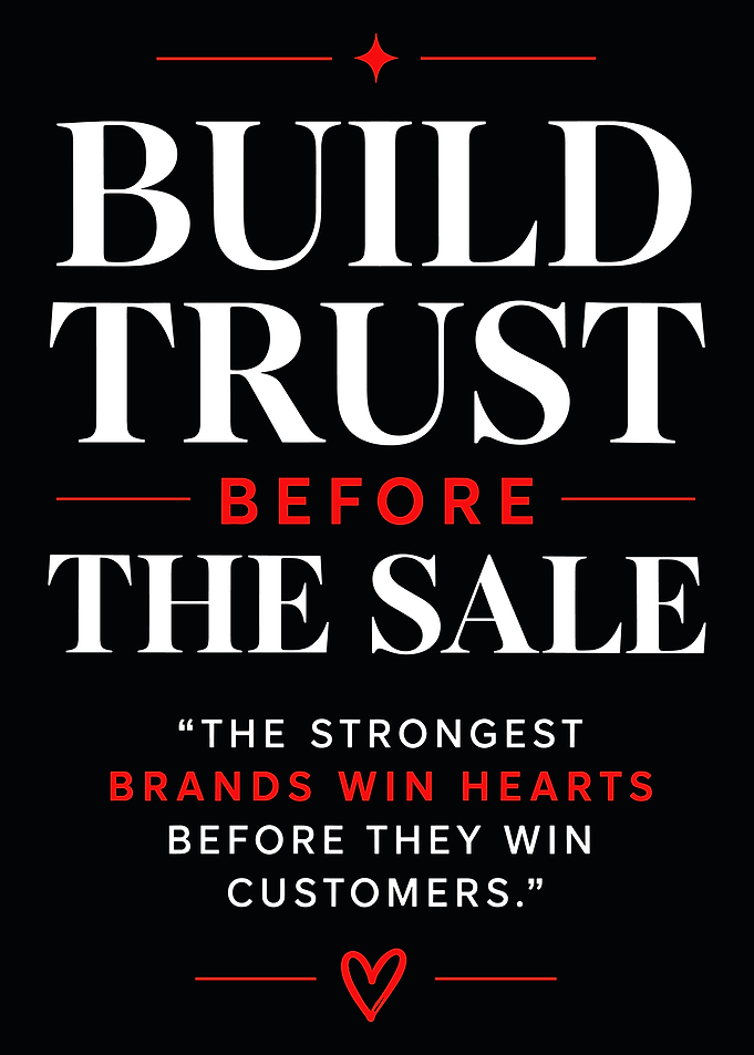 Build Trust Before The Sale Quote