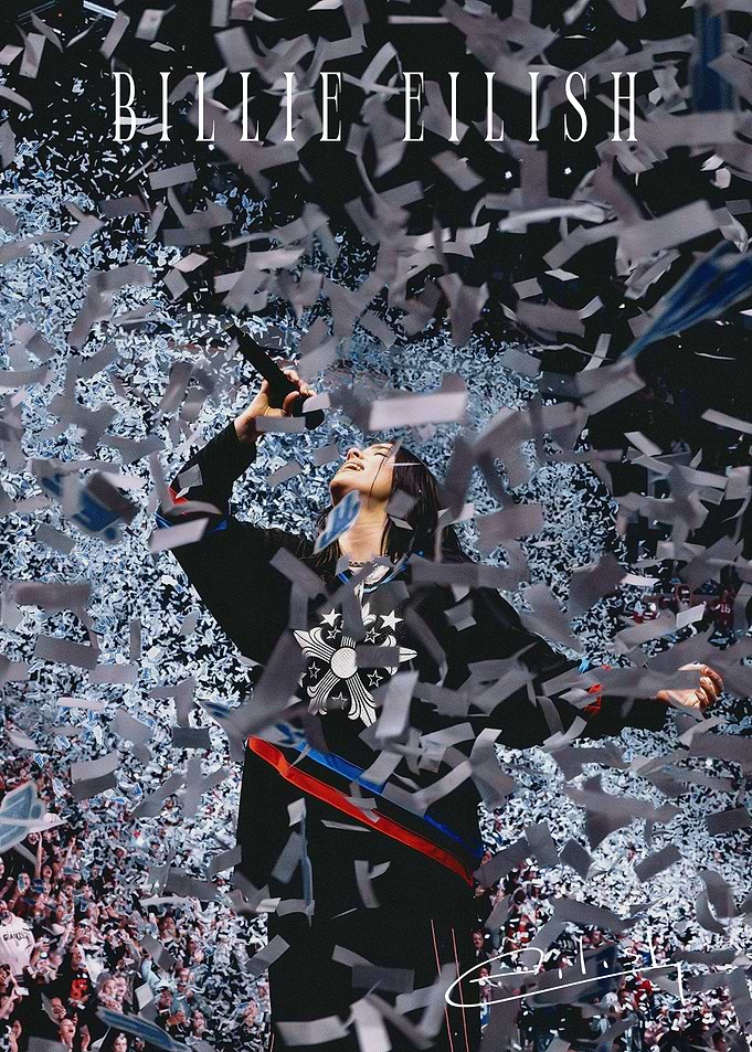 Billie Eilish Concert Confetti Performance