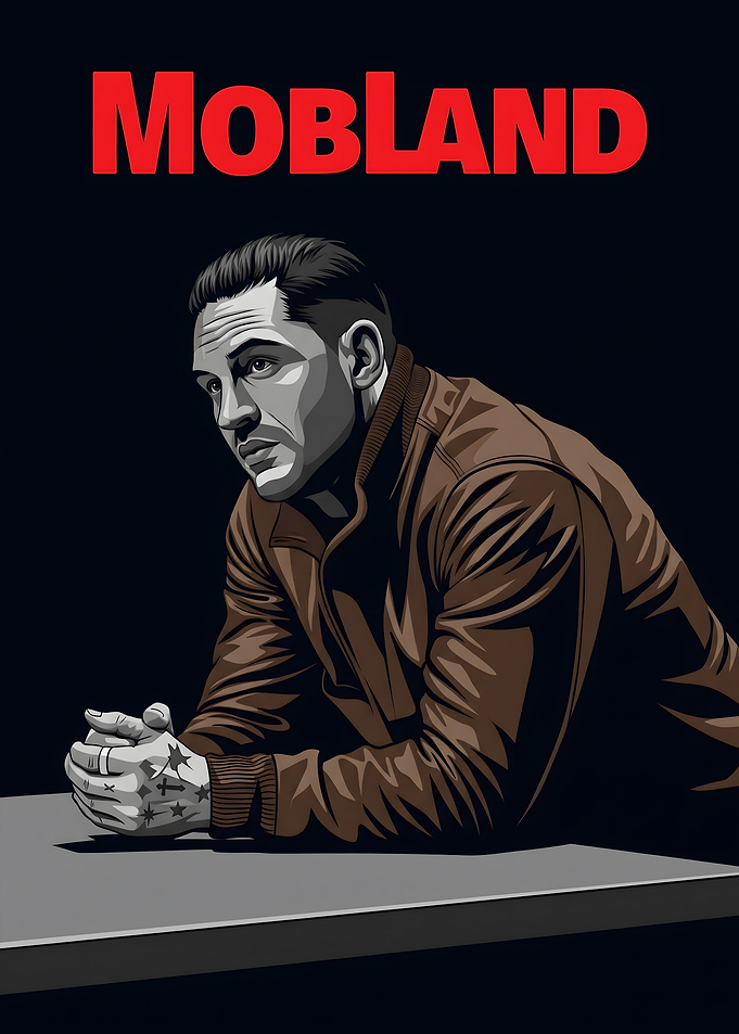 Mobland Tom Hardy Digital Art Poster