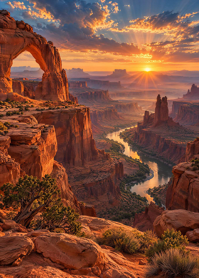 Canyonlands National Park Sunset View