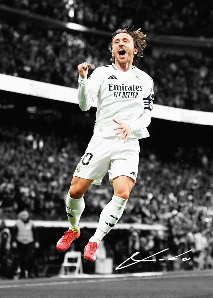 Luka Modric Goal Celebration