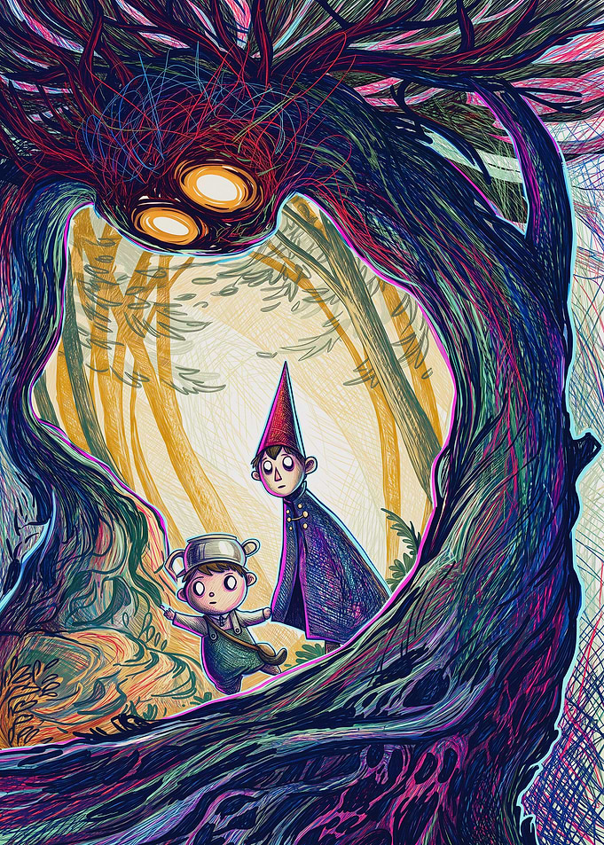 Wirt and Greg in the Woods