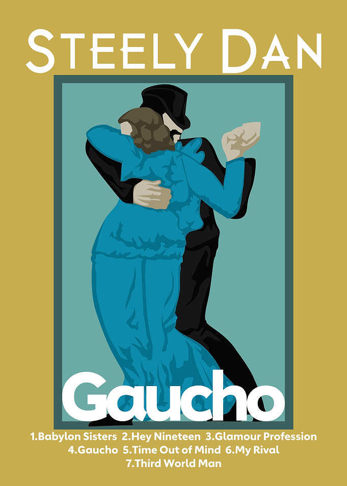 Steely Dan Gaucho Album Poster
