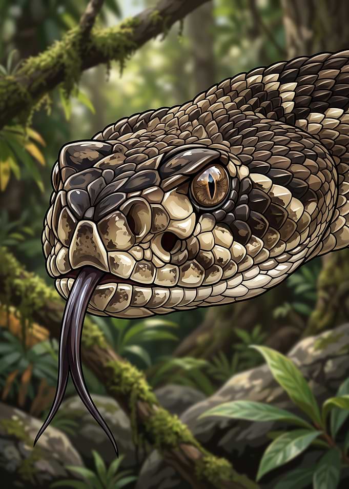 Eastern diamondback rattlesnake