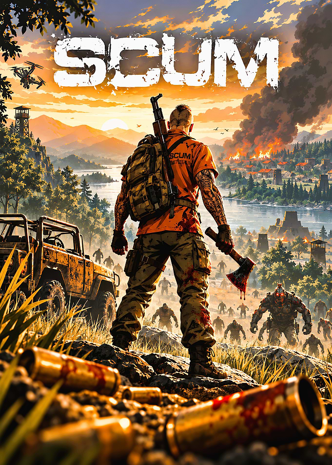 SCUM Video Game Key Art