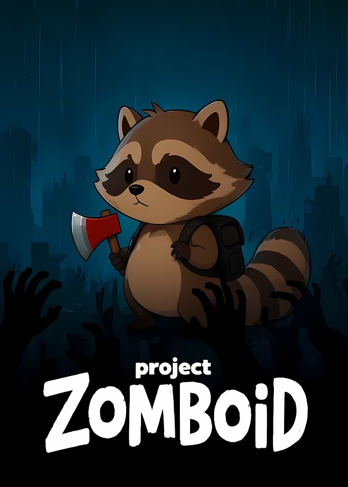 Project Zomboid Raccoon Survivor
