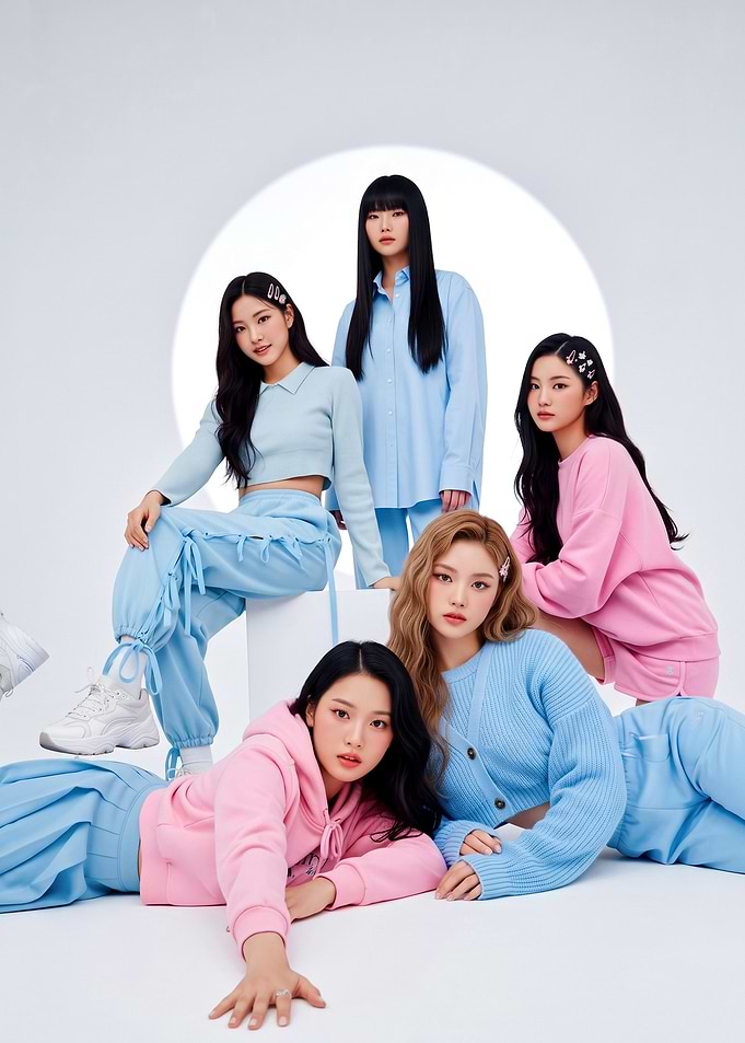 ILLIT K-pop Girl Group Poster