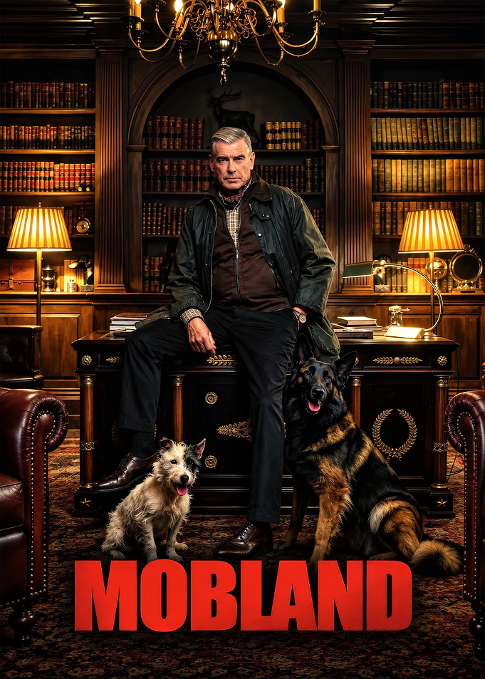 Mobland Movie Poster with Dogs