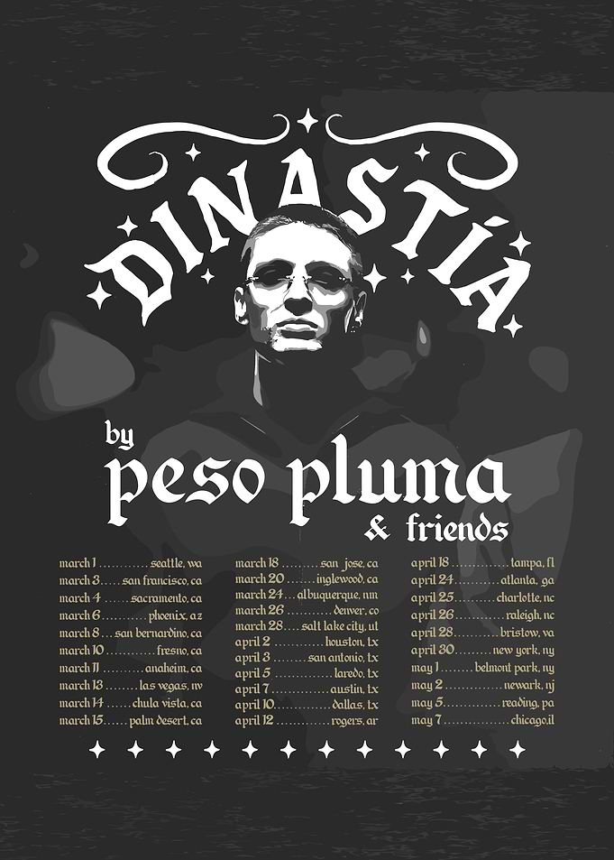 Peso Pluma Dinastia Tour Poster
