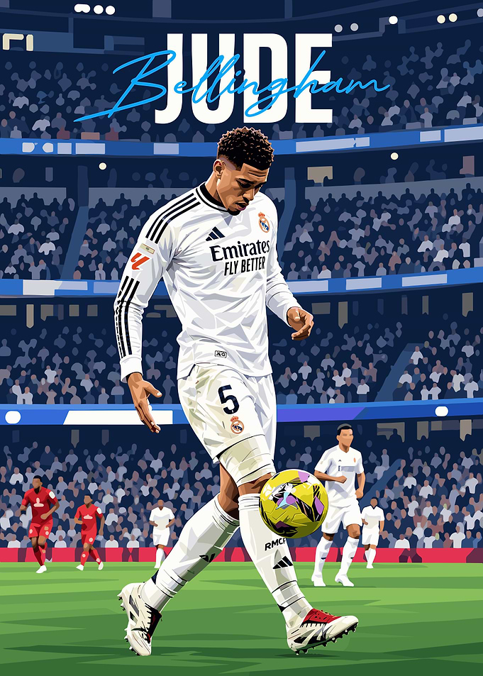 Jude Bellingham Real Madrid Poster