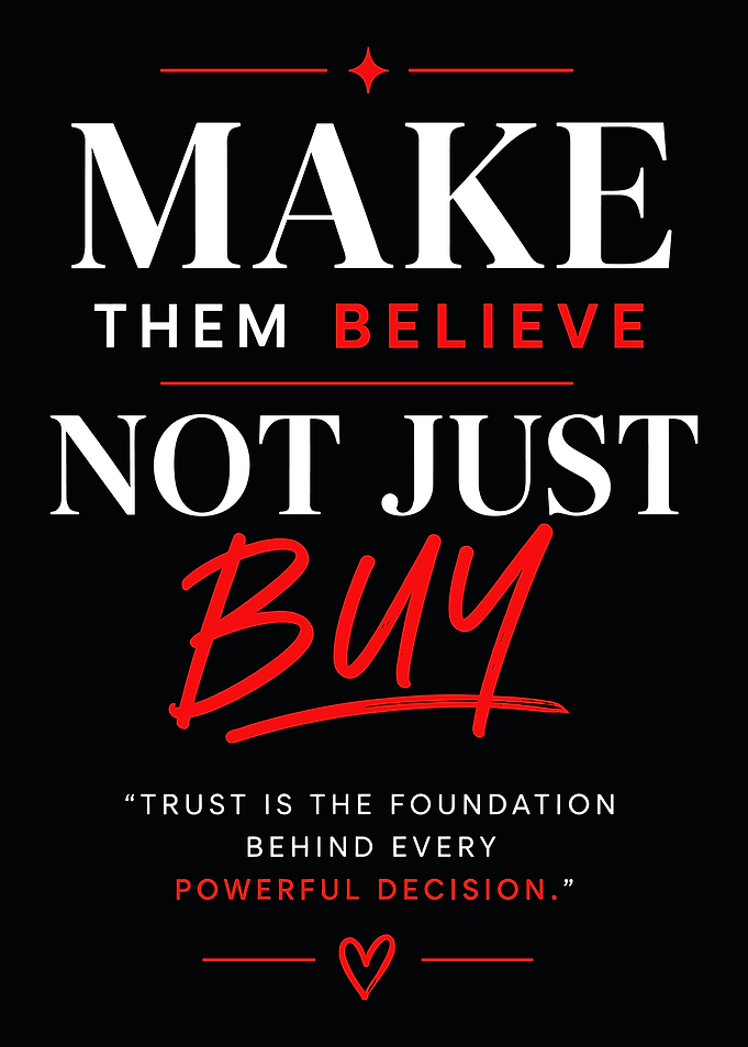 Make Them Believe Inspirational Quote Poster