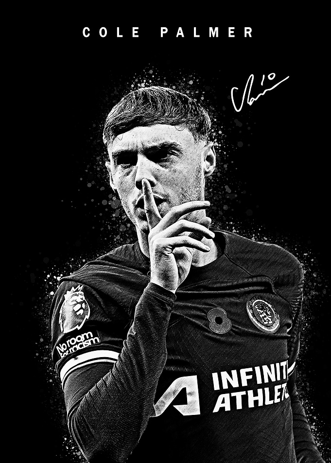 Cole Palmer Football Art
