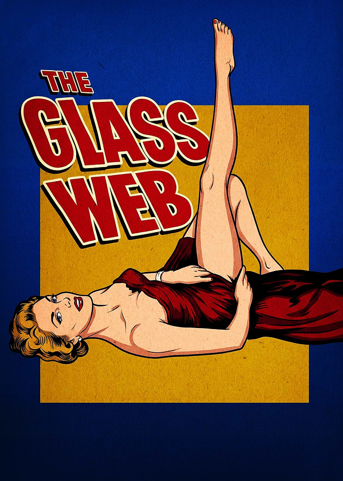 The Glass Web Vintage Movie Poster