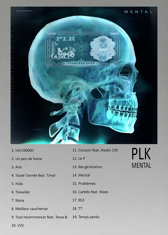 PLK Mental Album Cover Art