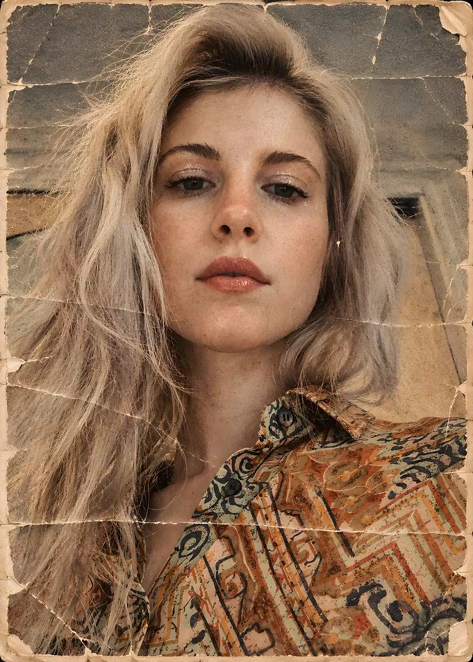 Vintage Portrait of a hayley williams