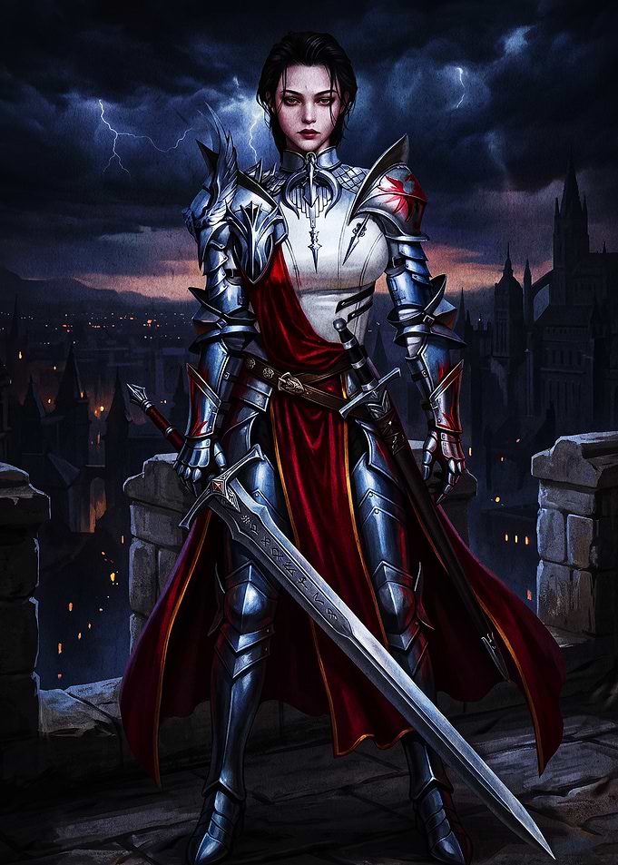 Female Knight in Shining Armor