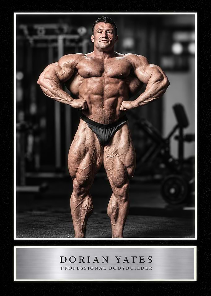 Dorian Yates Professional Bodybuilder Poster