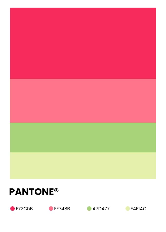 Pantone Color Palette Swatch