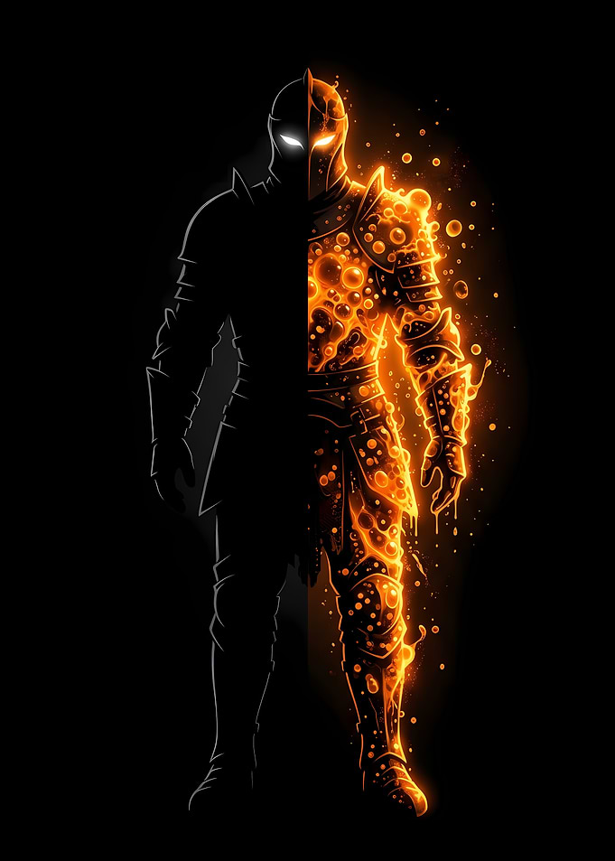Duality of Fire and Shadow Knight
