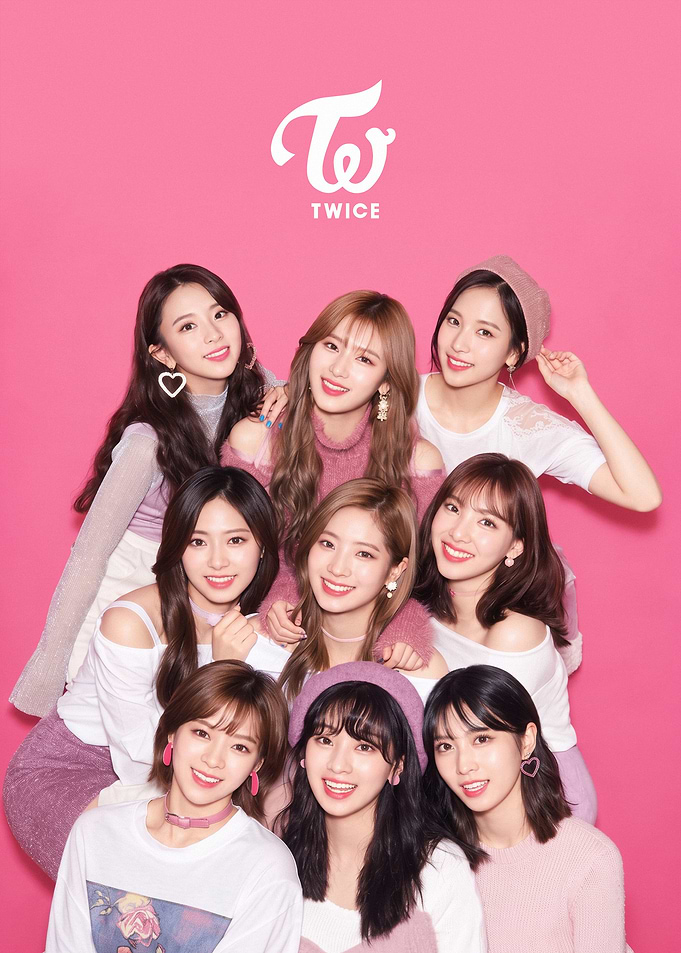 TWICE K-Pop Group Portrait