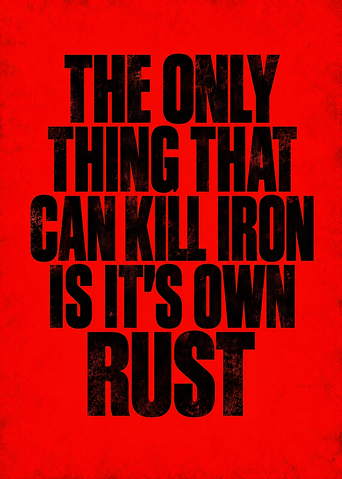The Only Thing That Kills Iron