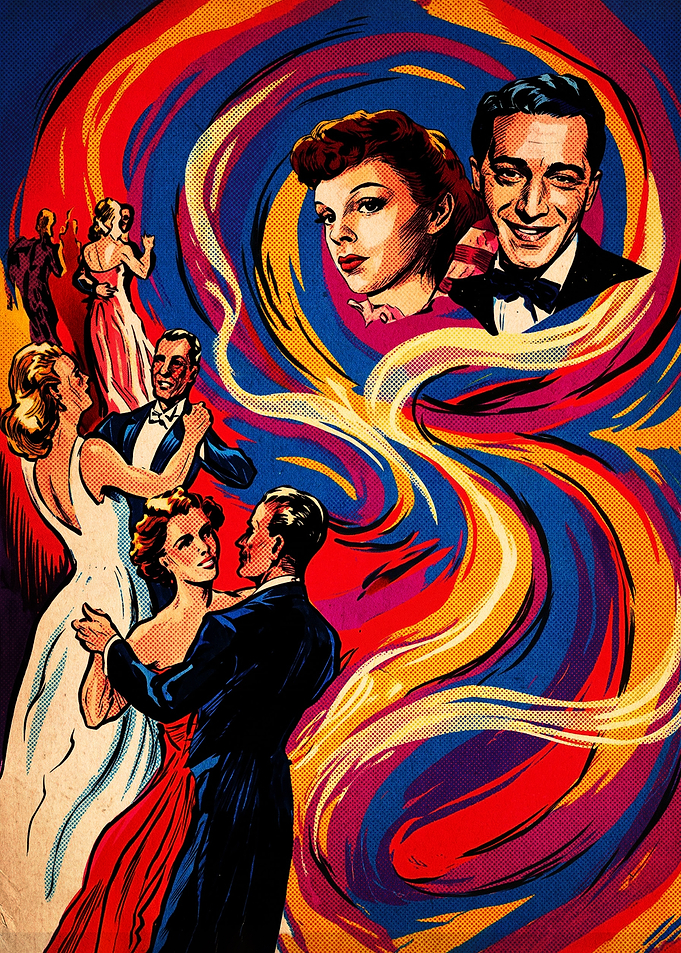 Judy Garland and Gene Kelly Pop Art