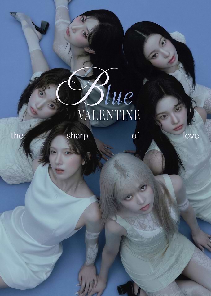 Nmixx Blue Valentine Album Poster
