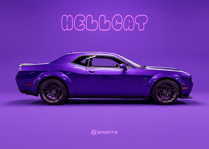 SIDE PROFILE №001 — Dodge Challenger Hellcat | Purple