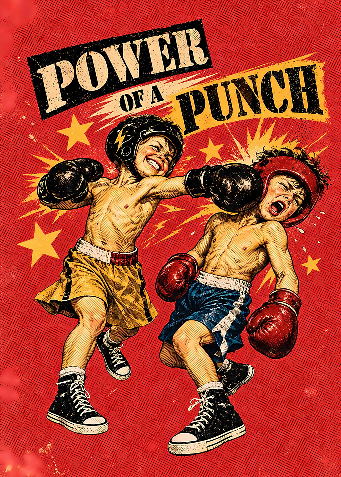 Power of a Punch Boxing Poster