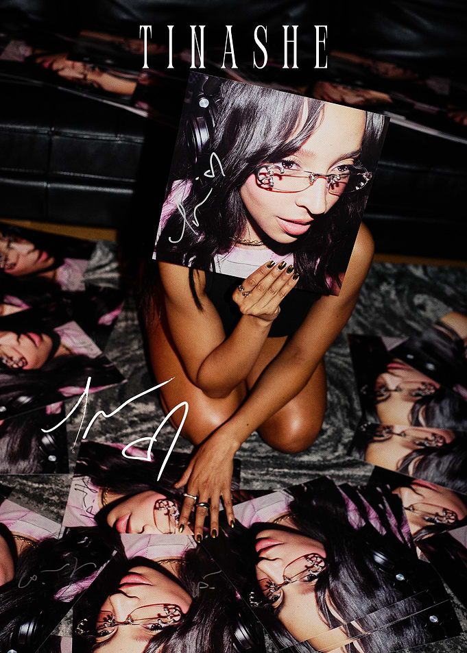 Tinashe Signed Album Cover Promotional Photo