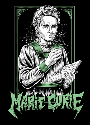 Marie Curie Vintage Style Portrait