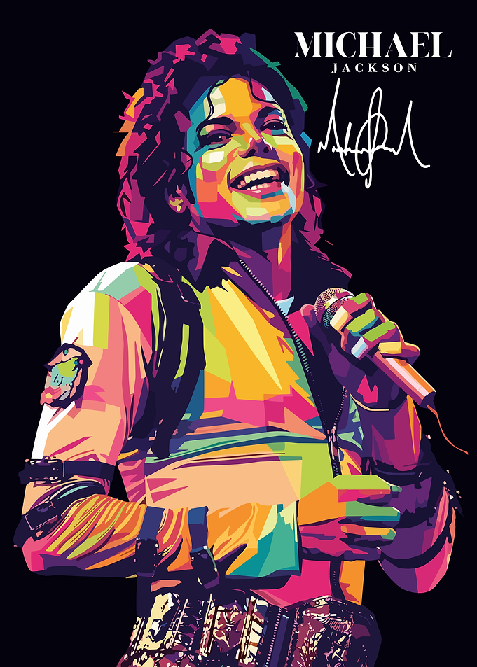 Michael Jackson Pop Art Portrait