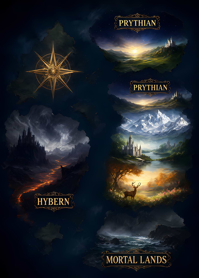 A Court of Thorns and Roses Map