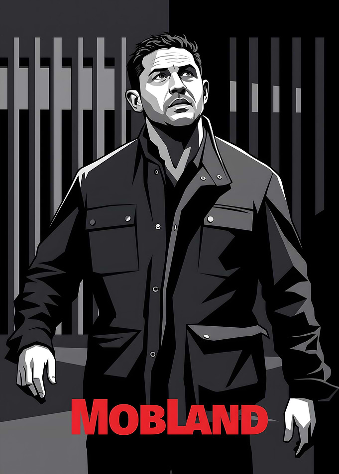 Mobland Tom Hardy Vector Art