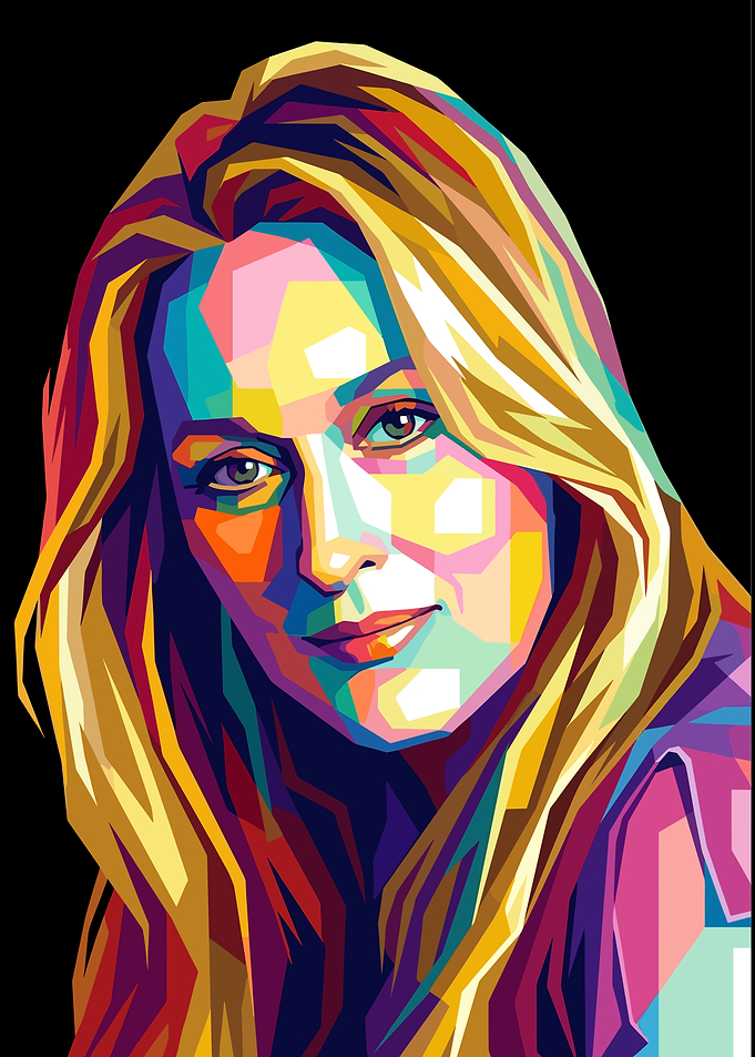 Meryl Streep Pop Art Portrait