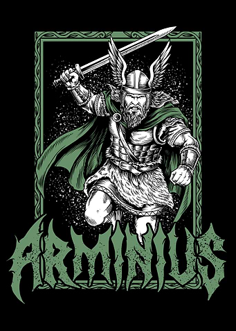Arminius Germanic Warrior Illustration