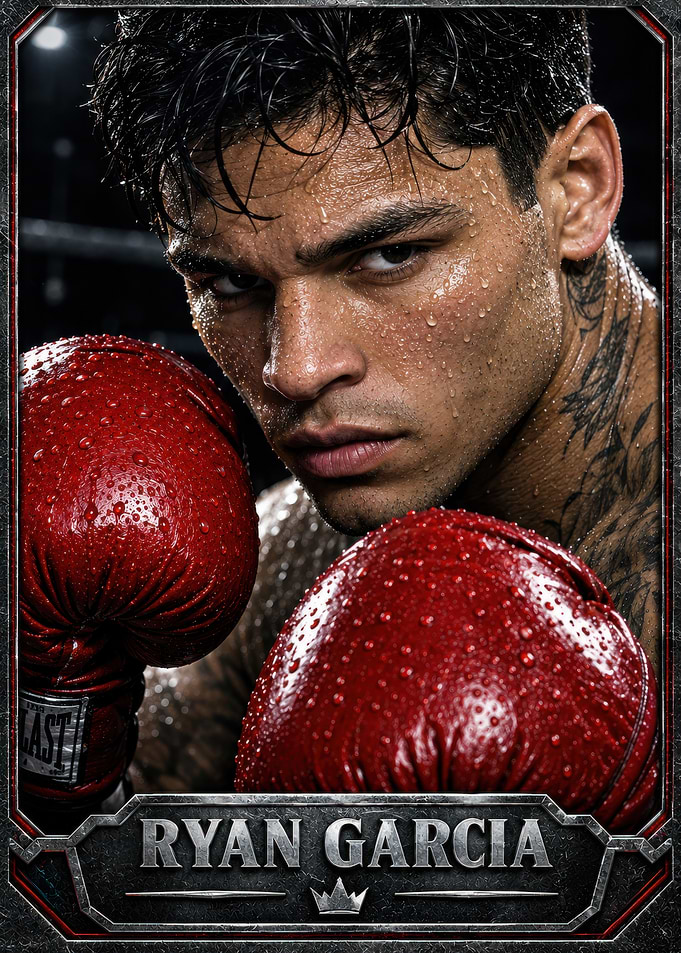 Ryan Garcia Boxing Portrait Card